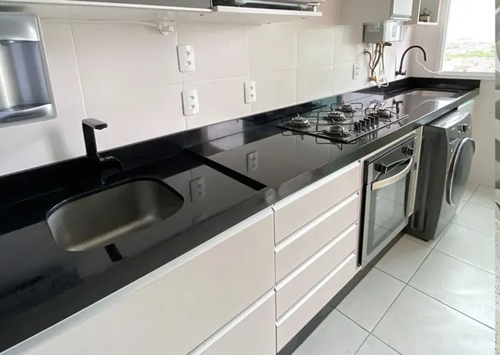 Para cozinha gourmet em mármore 