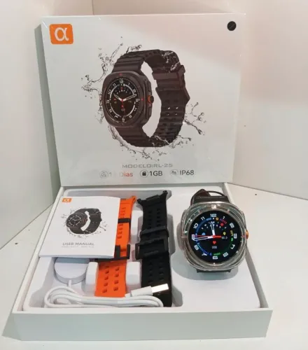 Smartwatch Alpha RL-25 com 3 Pulseiras Novo na Caixa
