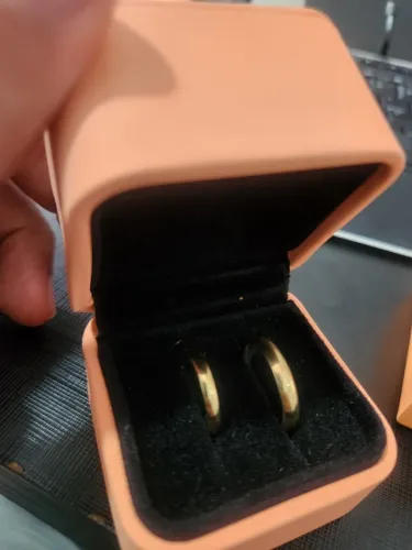 Par Aliança Ouro Amarelo 18k VIVARA