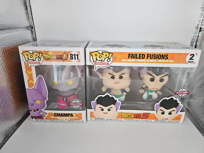 Funko Pop Champa 811 Flocked + 2pack Failed Fusions