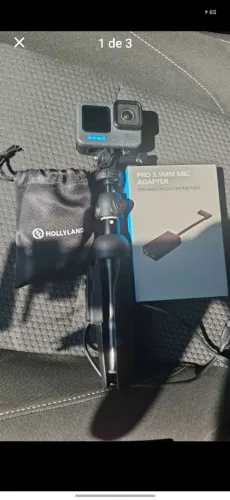 Gopro Hero 12 Black tenho nf adaptador de microfone e pau de selfie