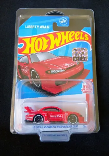 Hot Wheels Factory Sealed 2023 - LB Super Silhouette Nissan Silvia S15 Red Edition.
