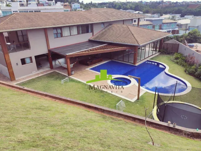 Alphaville Salvador 2. Casa de Alto Luxo para Aluguel, 1.200m², 5 Suítes, Varandas, Piscin