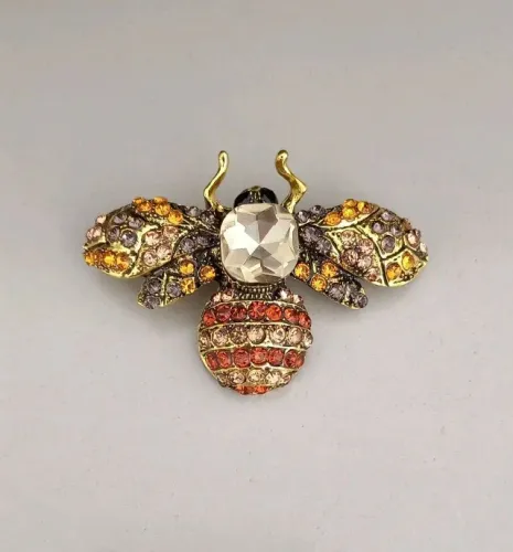 Broche de Abelha Marrom (novo)