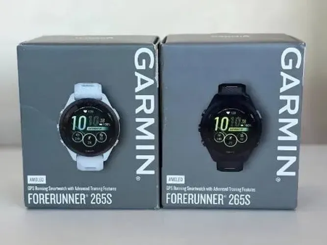 Garmin Forerunner 265S 42mm Branco | Smartwatch GPS para Corrida e Monitoramento 