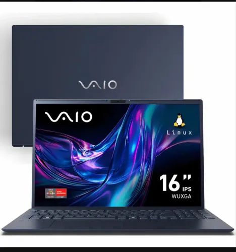 Notebook VAIO FE16 Ryzen 7 5825U 16GB RAM 512GB SSD Tela IPS 16? WUXGA Antirreflexo Novo