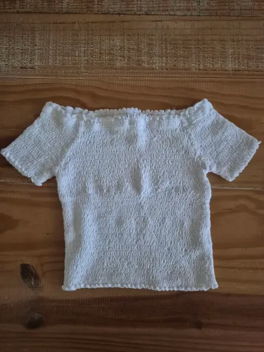 Blusa Branca Primark tam. 10