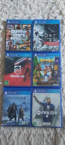 Jogos ps4 valores na descrição