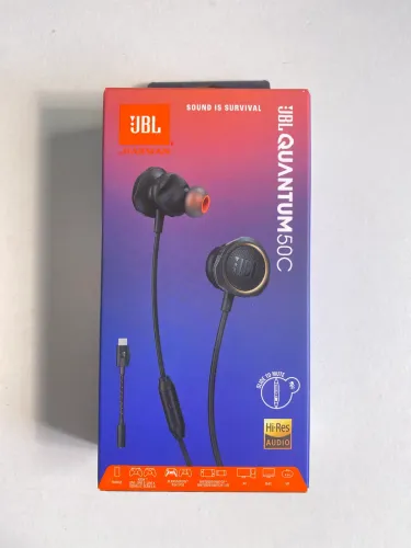Vendo JBL Quantum 50C Fone de Ouvido Gamer In-Ear com USB-C Preto