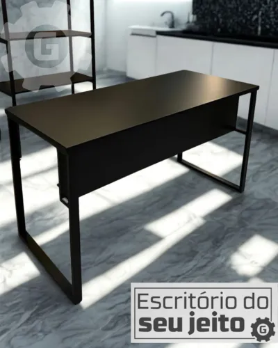 Birô Reforçada 1,1m NOVA Mesa Industrial Multiuso para Computador Notebook Escrivaninha