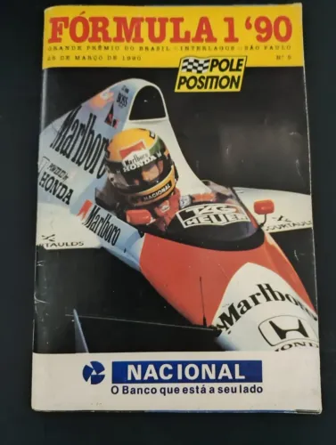 Revista Pole Position Nº 5 - Guia Oficial GP do Brasil 1990 (Interlagos)
