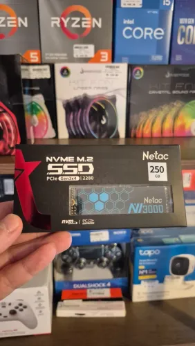SSD M2 250GB, Netac, novo, lacrado, garantia de 1 ano!