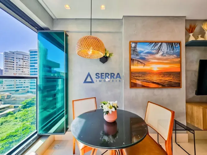 ARMAÇÃO | ART STUDIO | 30,5m² | MOBILIADO | VISTA MAR LATERAL