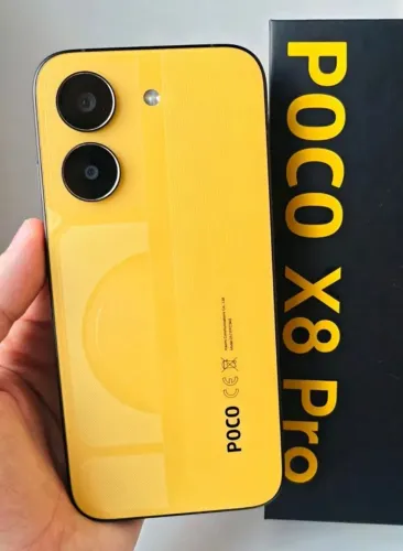 Celular Xiaomi Poco X8 PRÓ 5G 512GB NFC -- Amarelo ( Novo Lacrado com Garantia )