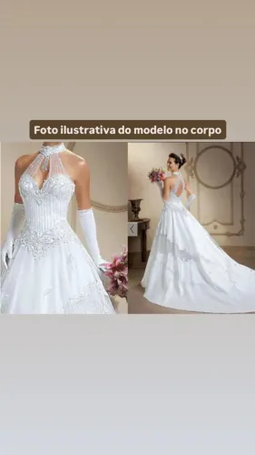 Vestido de Noiva Vintage Original - Tam. 38