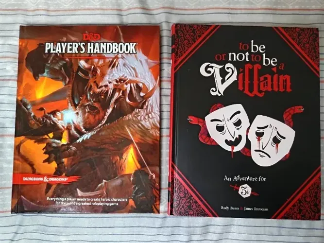D&D 5e 2014 Player's Handbook + To be or not to be a Villain (aventura)