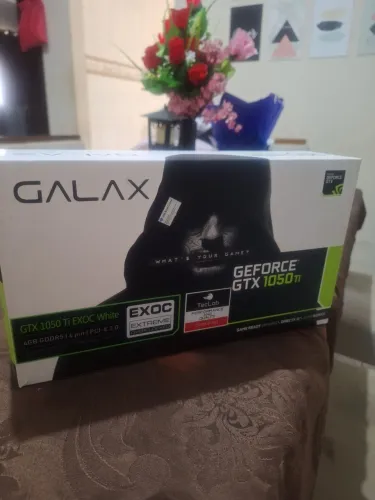 Gtx 1050ti ti galax versão branca 4gb