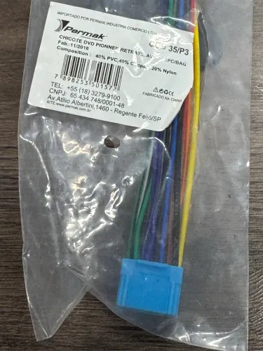 plug chicote dvd pioneer retratil