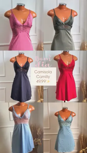 Camisola algodão e renda?