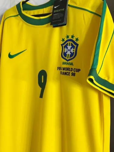 Camisa retro 1998 Brasil