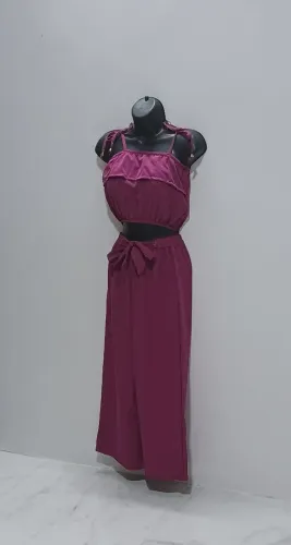 Conjunto juvenil calça e croped