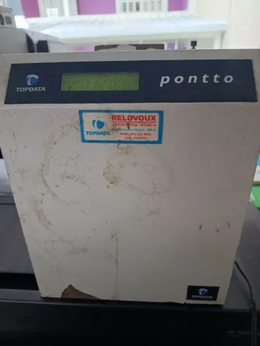 Vendo relógio ponto Topdata, funcionando, porém estava guardado precisa de revisão.