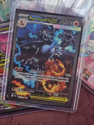 Carta Pokemon - Mega Charizard X Ex (125/094) - (NM) Perfeito estado Original TCG