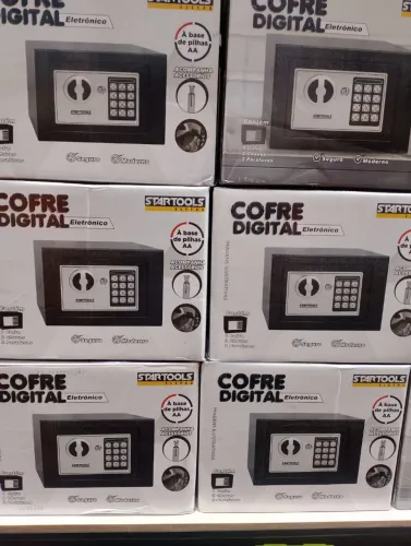 Cofre digital e chave 174,99 reais