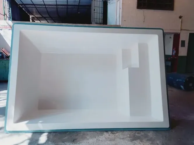 Piscina de Fibra 3x2x1 direto de fábrica
