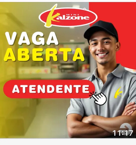 Vaga para atendente 