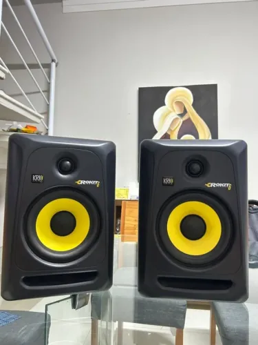 Monitor de Áudio KRK Rokit 6 G3 (Par) - Perfeito Estado / Estúdio