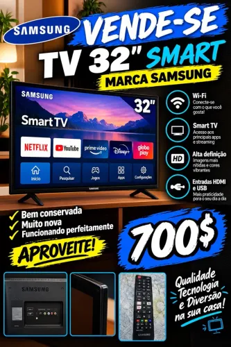 Vendo tv 32 polegadas smart
