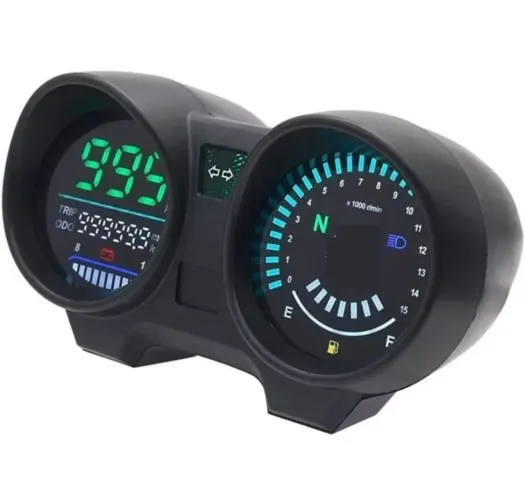 Painel Digital LED Titan 150/CG Fan 150 - Velocímetro Moderno Exposição da engrenagem