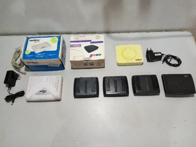 Modems ADSL - Lote com 6 unidades (Leia a descrição)