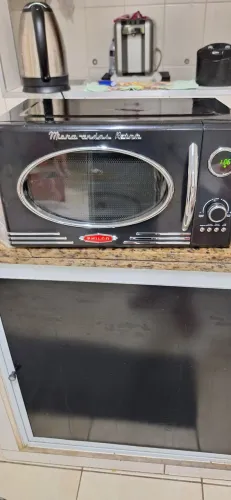 Forno De Microondas Nostalgia Retro 0,9 Pés Cúbicos 800w 12