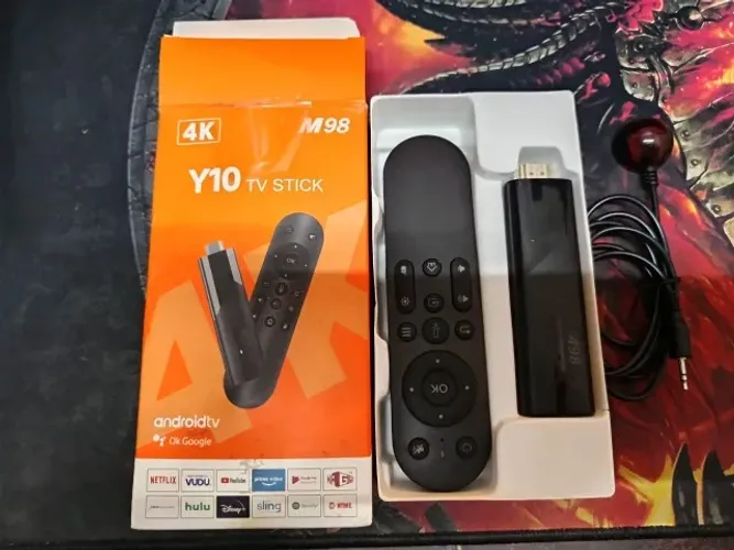 Aparelho Tv Stick M98 4k Dispositivo De Streaming Androidtv