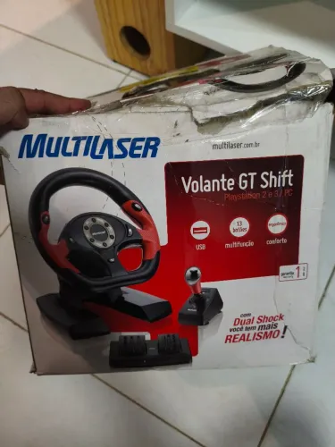 Volante Multilaser Pc/PS2/PS3