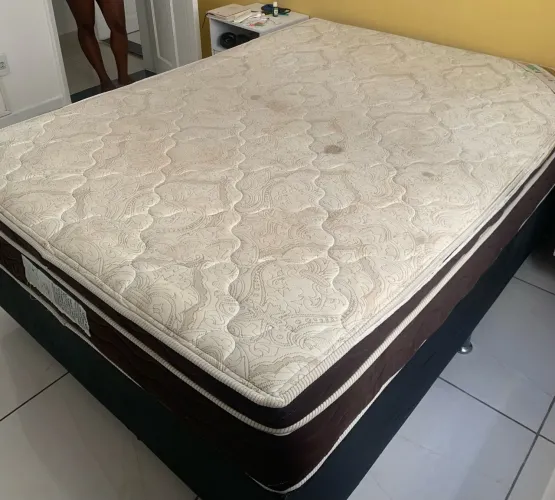 Cama box casal ortopédico ortobom