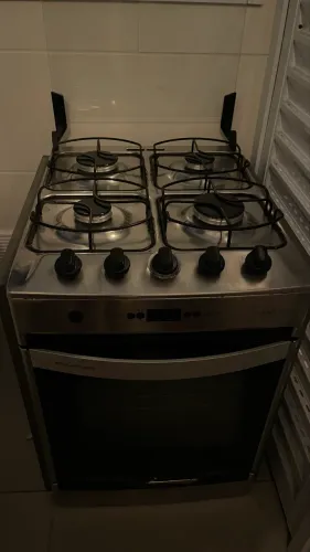 Fogão de embutir 4 bocas Brastemp 