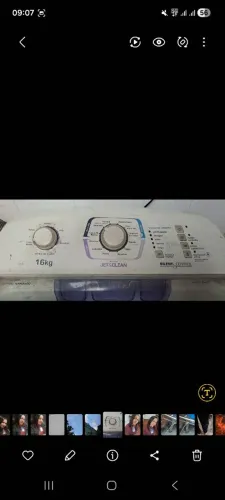 Máquina de lavar 16 kgs para aproveitar peças ou conserto.