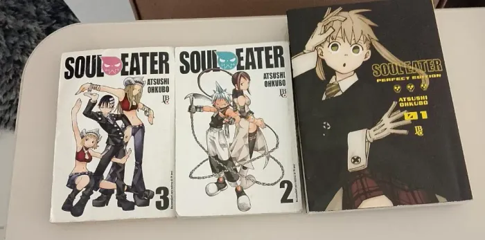 Mangá Soul Eater vol 1, 2 e 3