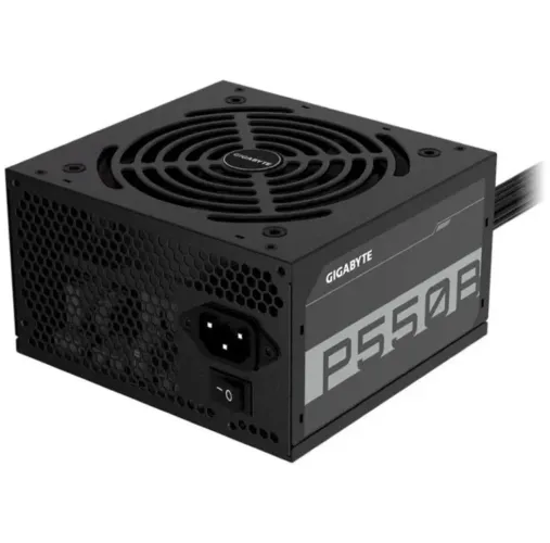 Fonte Gigabyte P550B, 550W, PFC Ativo, 80 Plus Bronze, ATX, Preto