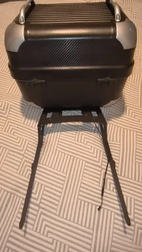 Bagageiro CHAPAM e Baú 28L p/ Meteor 350
