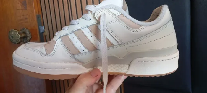 Tênis Adidas Forum Low Original Off white Bege Gum Tam 39 - Semi NotTevo