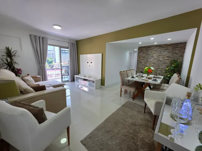 Excelente apartamento 02 quartos (suite) com 100m² na Conde de Bonfimde Janeiro - RJ