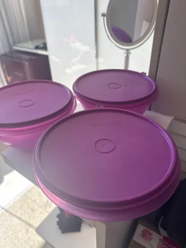 3 vasilhas Tupperware