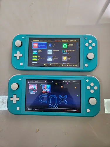 Nintendo switch lite desbloqueado seminovo aceitamos consoles como parte do pagamento 