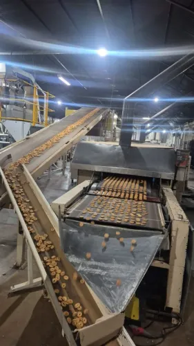 Rosquinhas com Linha Completa usada para 500 k/h.