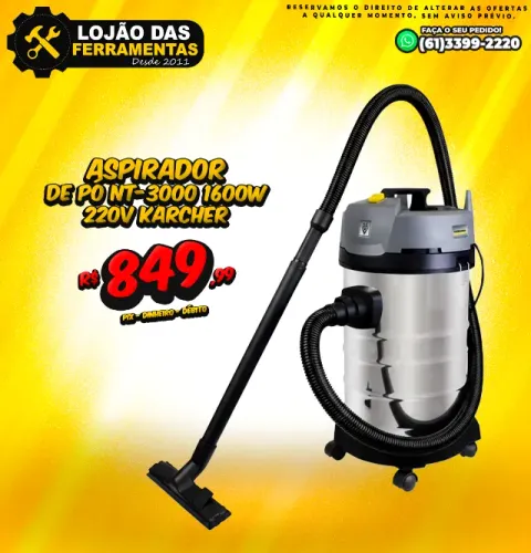 Aspirador de Pó NT-3000 1600w 220v Karcher