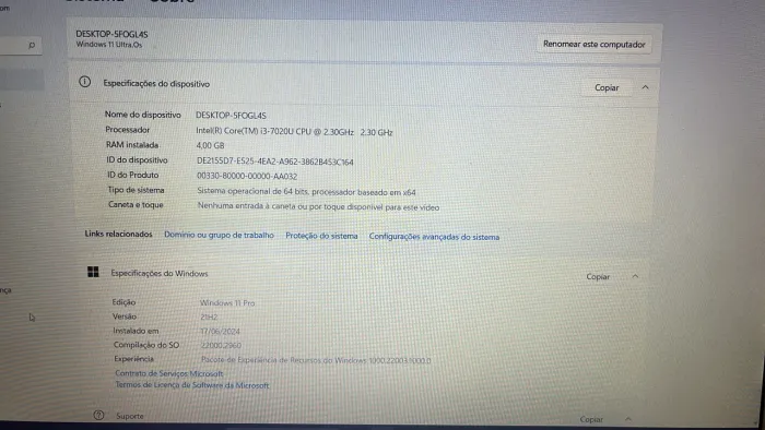  Notebook Samsung i3 4gb ram